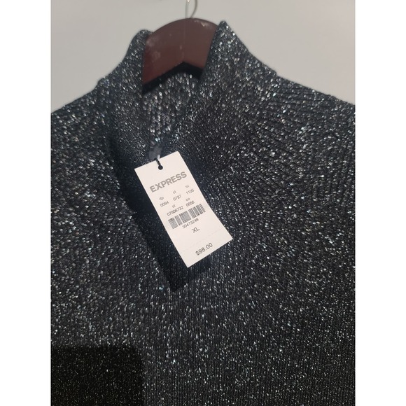 Express Turtleneck Long Sleeve Midi Sheath Dress NWT - Picture 4 of 5